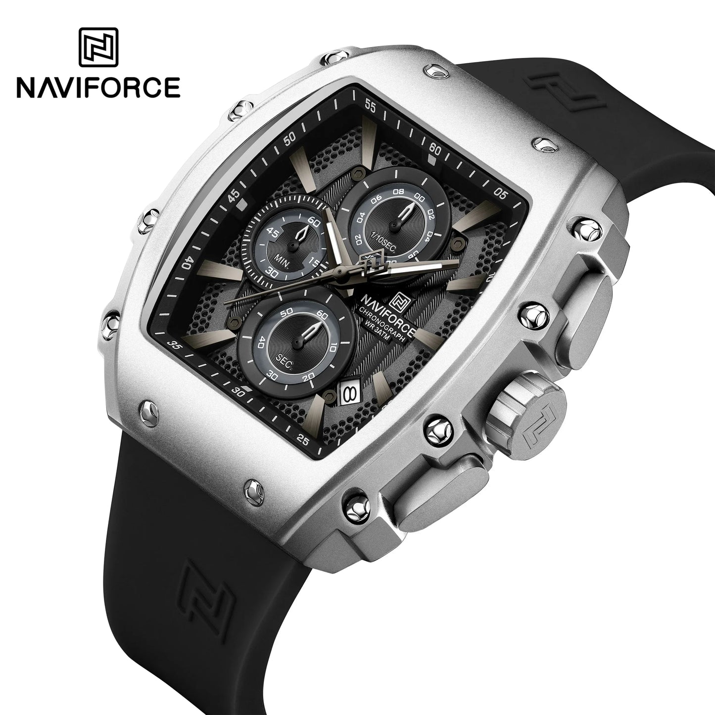 NAVIFORCE Watch 8070 Business Waterproof  Quartz Watch.