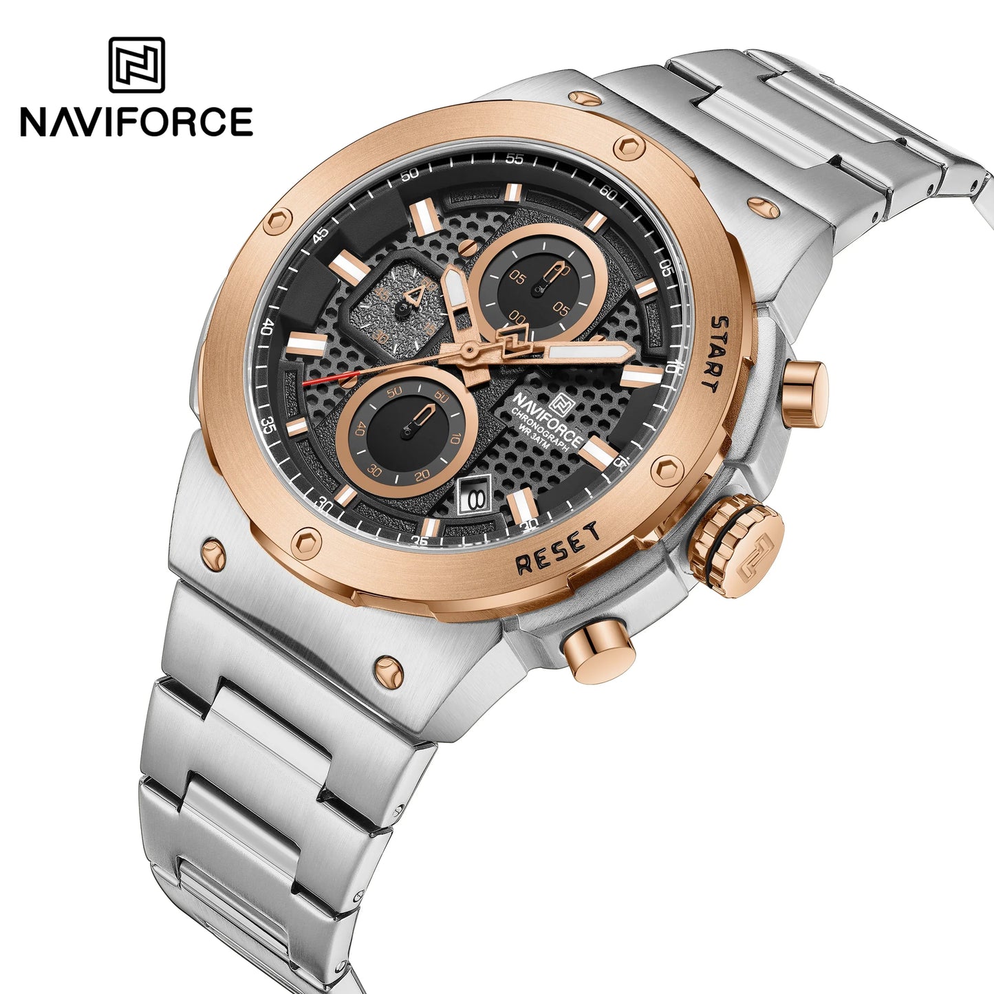 NAVIFORCE Watch 8072 Luxury Quartz Watch for Men.