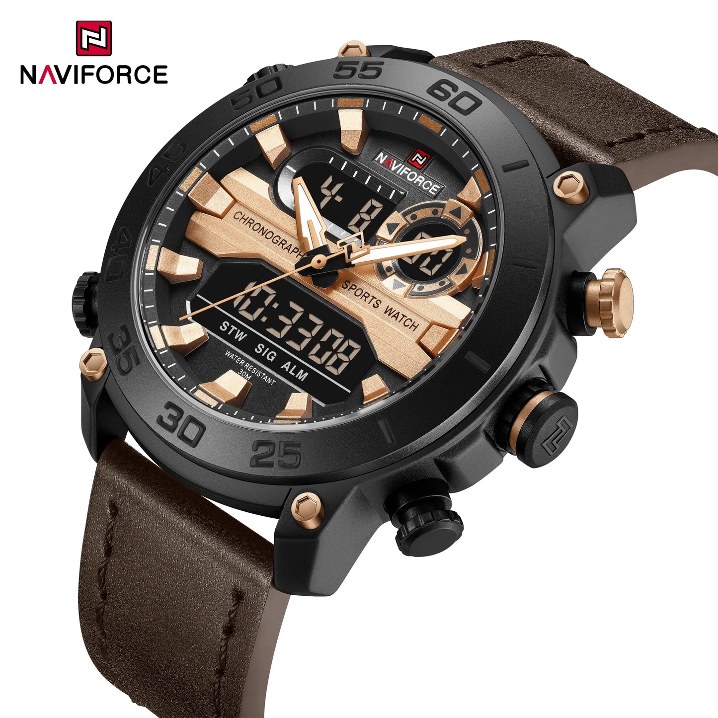 NAVIFORCE 9236-Luxury Quartz Watch for Men.