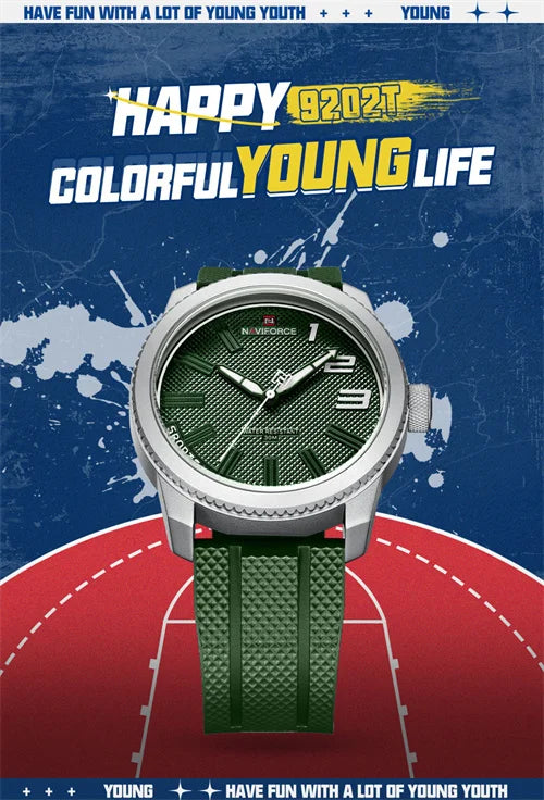 NAVIFORCE 9202T-Men's Waterproof Quartz Watch