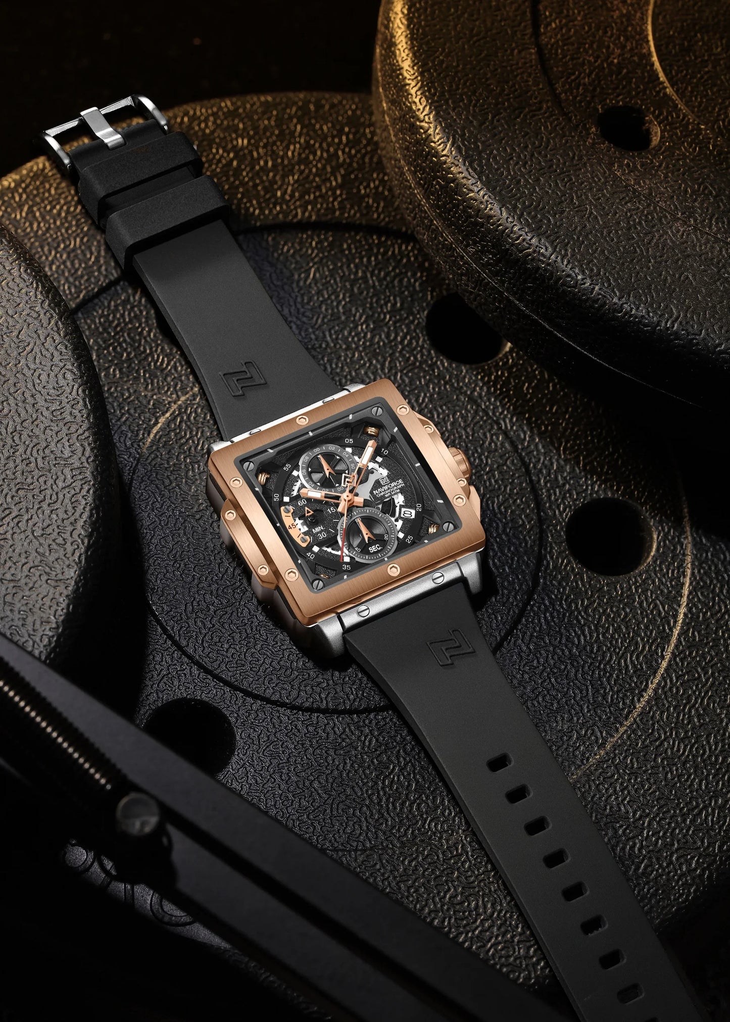 NAVIFORCE 8064-Luxury Quartz Watch for Men.