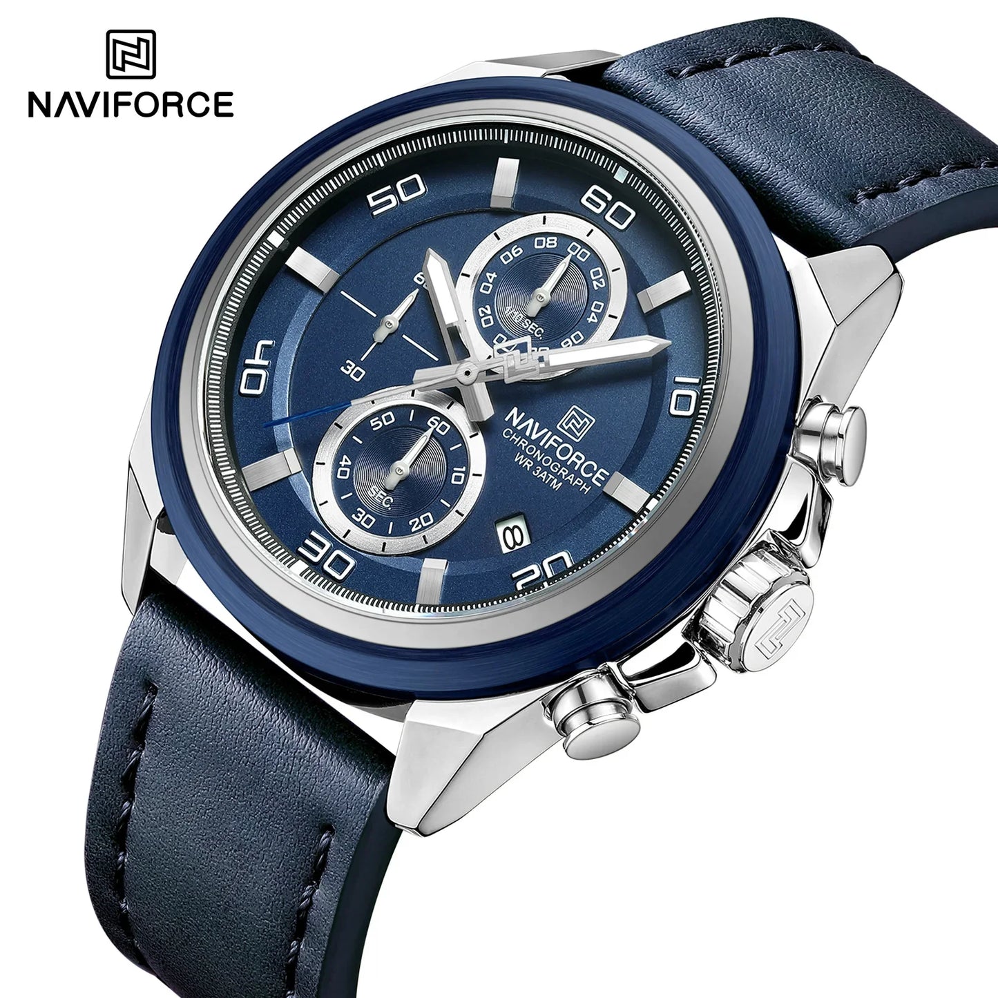 NAVIFORCE Watch 8075 Luxury Quartz  Watch for Men.
