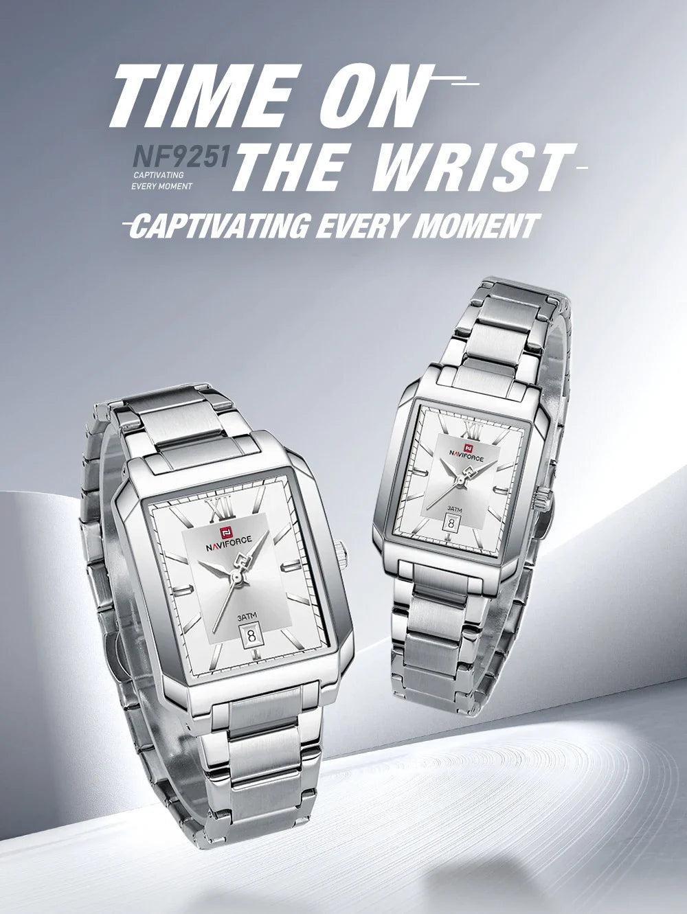 NAVIFORCE Watch 9251 Business Waterproof  Quartz Watch.