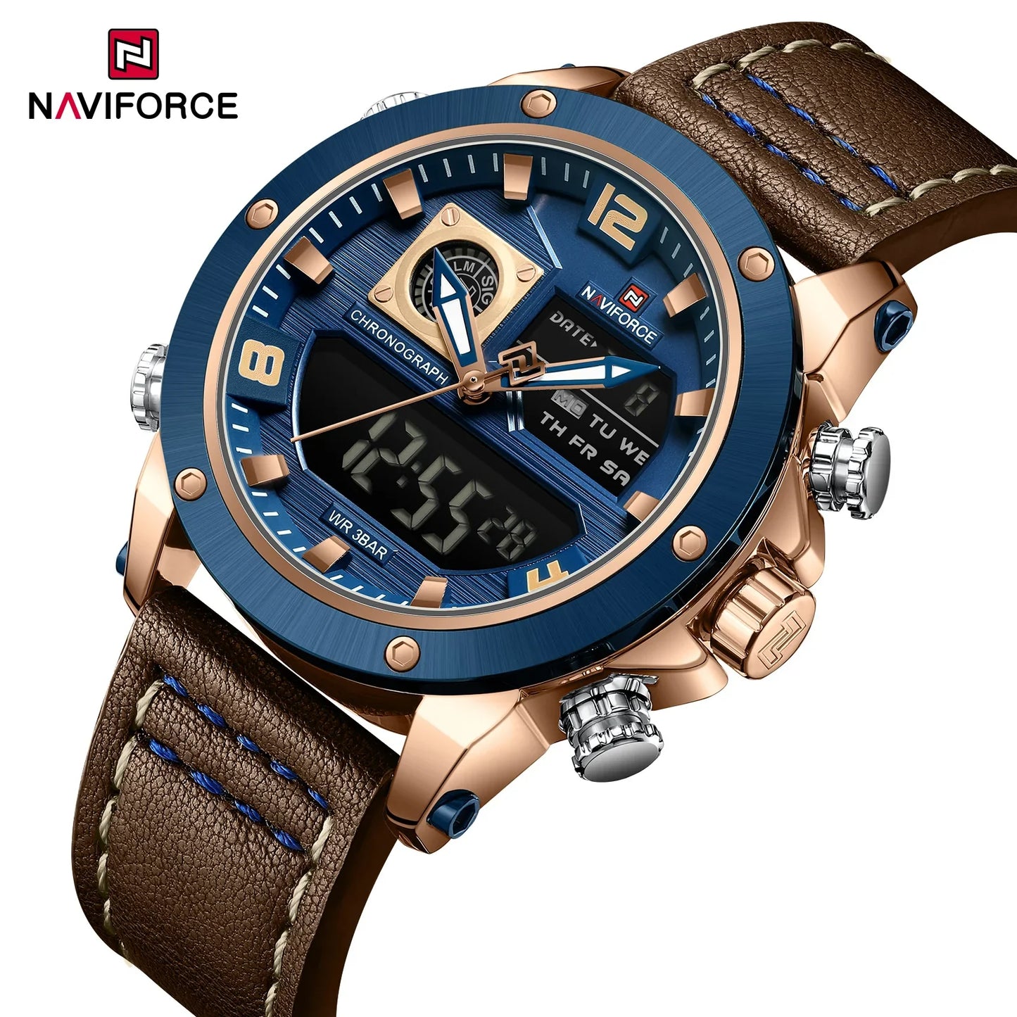 NAVIFORCE Watch 9236 Quartz Watch Waterproof  for Men.