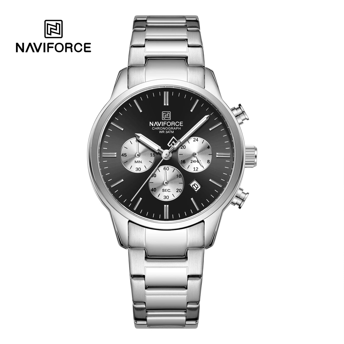 NAVIFORCE Watch 8076 Business Waterproof  Quartz Watch.