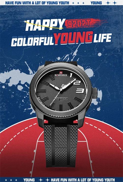NAVIFORCE 9202T - Men's Waterproof Quartz Watch