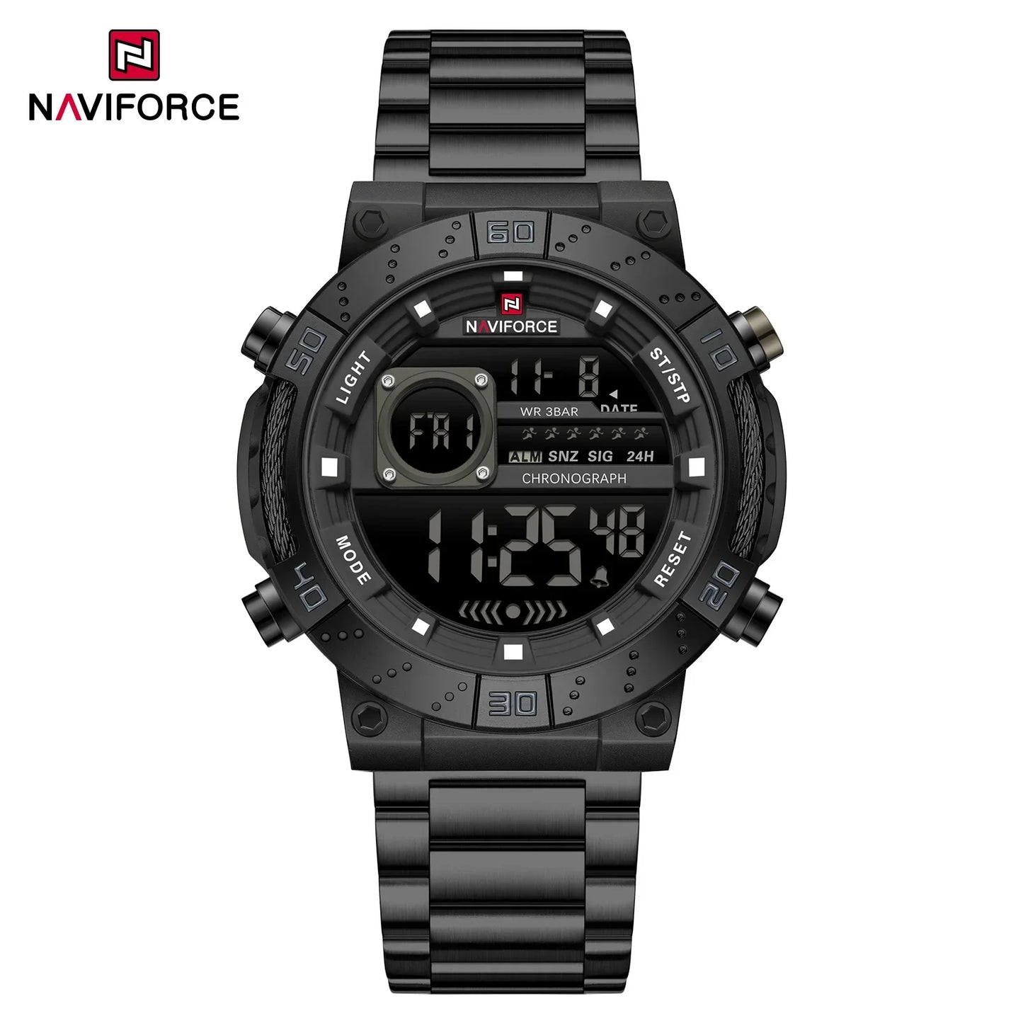 NAVIFORCE-9241S-Men's Business Watch-black
