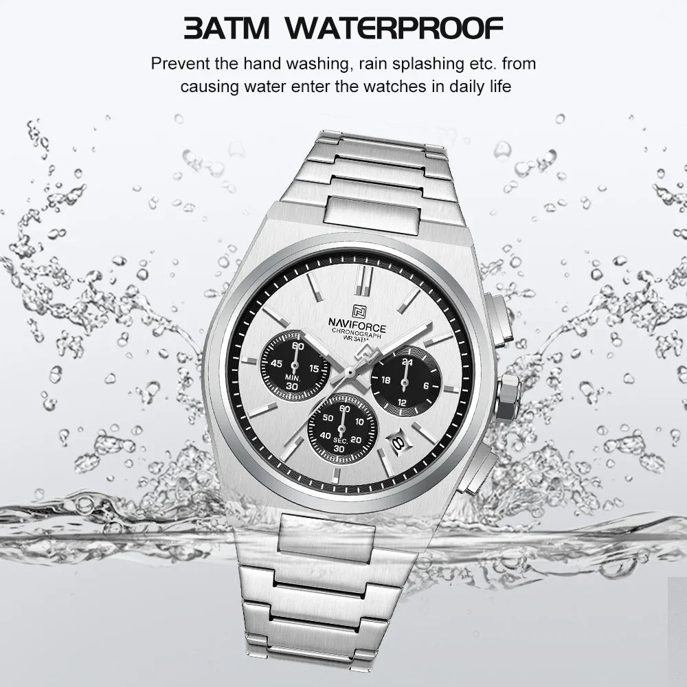 NAVIFORCE 8048 -Business Quartz Timepiece for Men