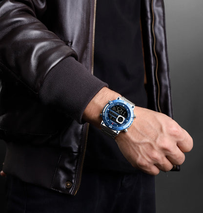 NAVIFORCE-9241S-Men's Business Watch-blue & White