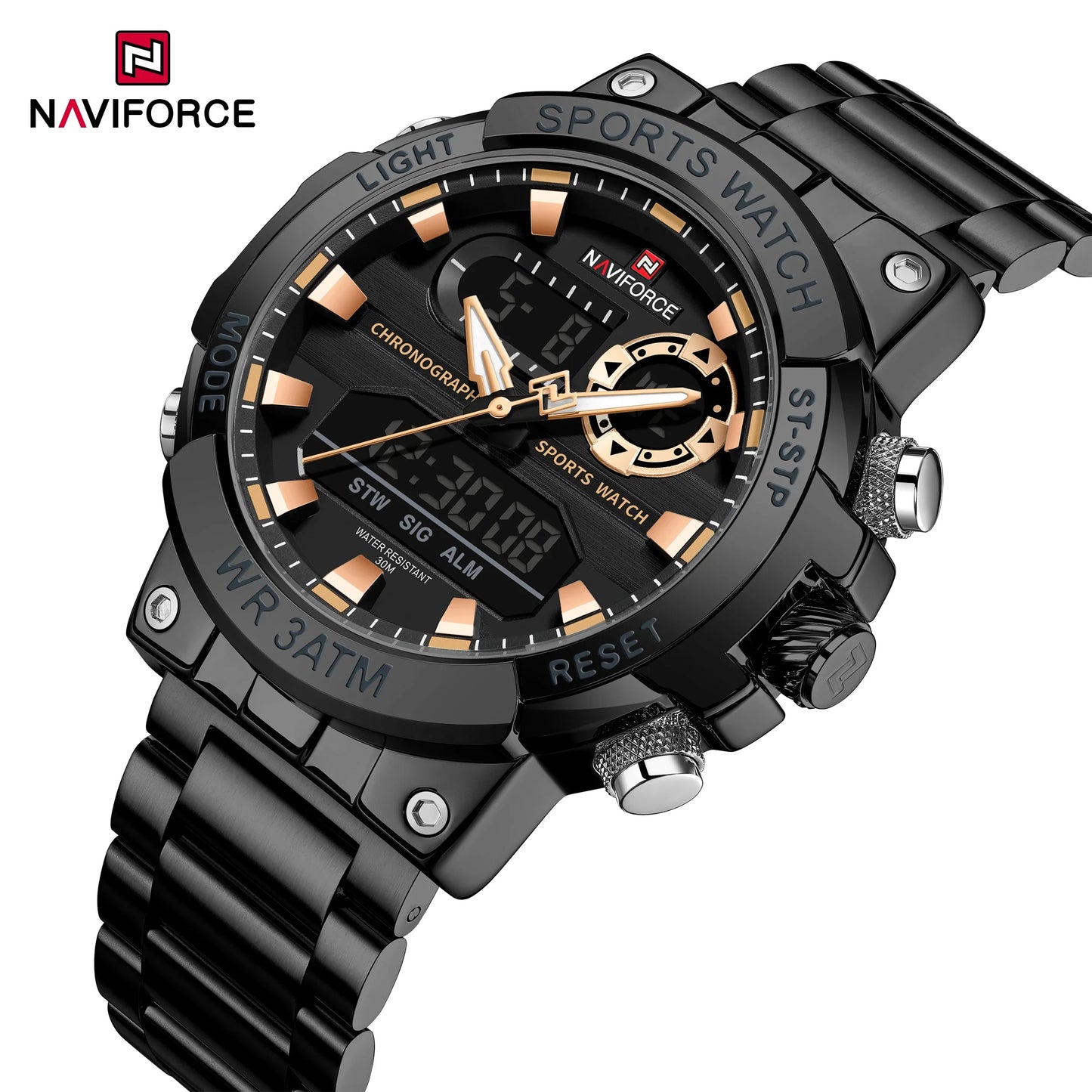 NAVIFORCE 9237 Business Waterproof  Quartz Watch.