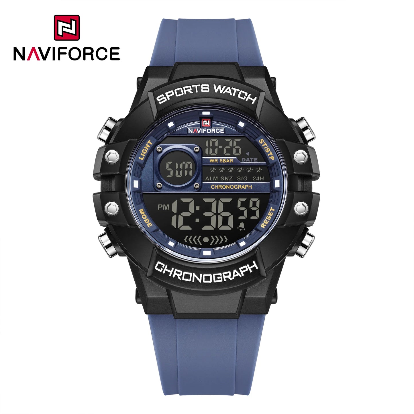 NAVIFORCE-6102 Men's Waterproof Digital Watch