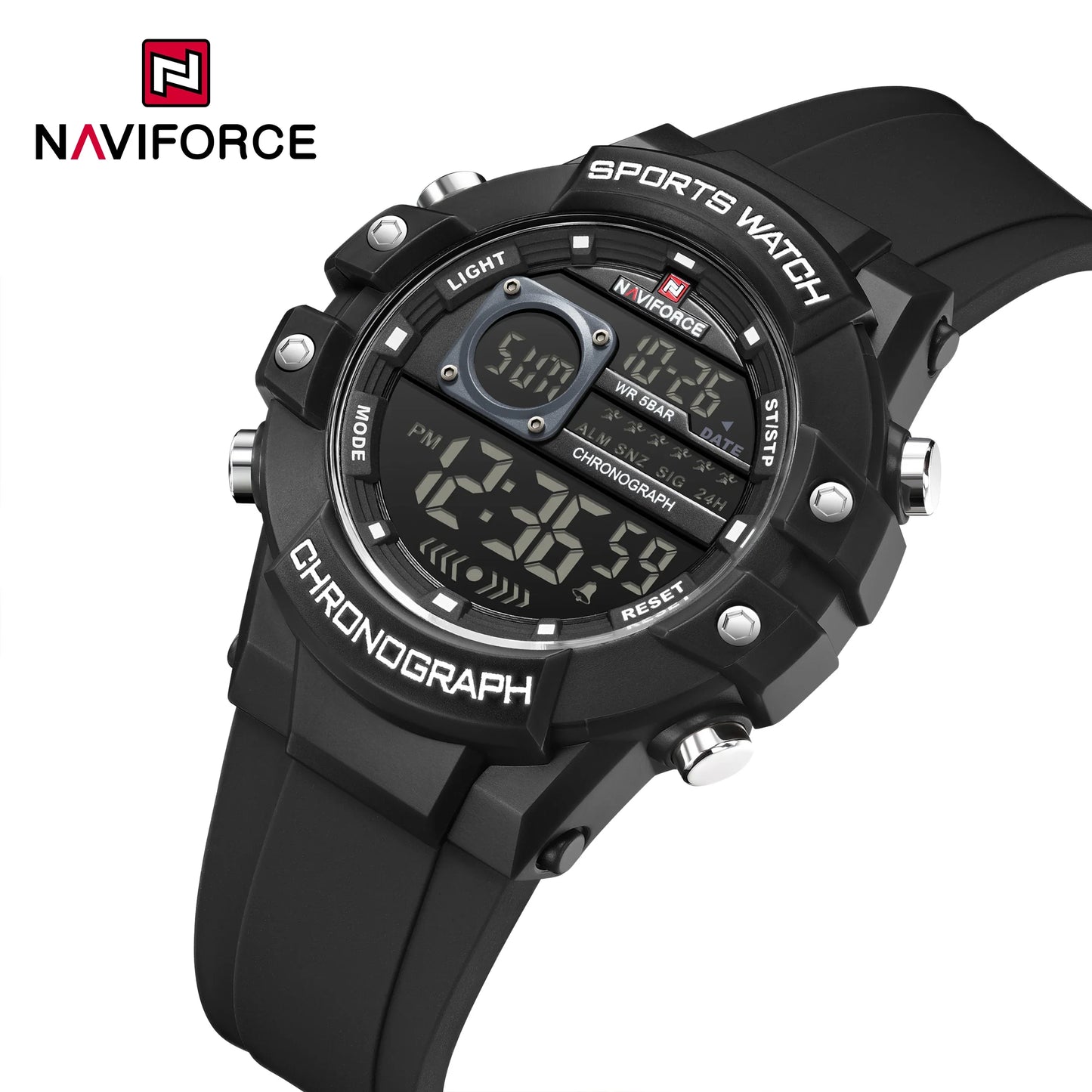 NAVIFORCE-6102 Men's Waterproof Digital Watch