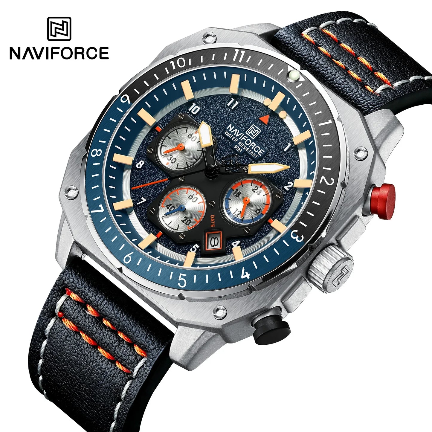 NAVIFORCE 8057 -High-Quality Waterproof Watch