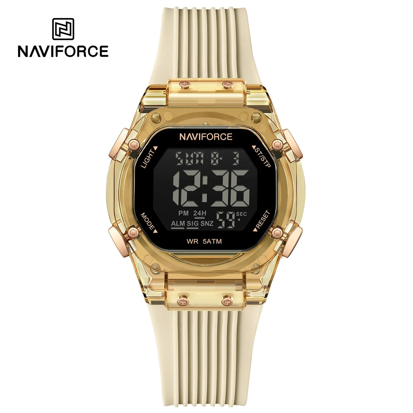 NAVIFORCE-6114-Popular waterproof electronic watch