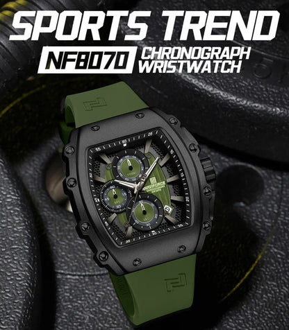 NAVIFORCE Watch 8070 Business Waterproof  Quartz Watch.