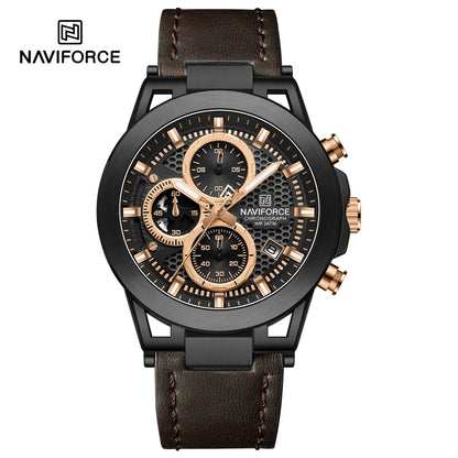 NAVIFORCE Watch 8073 Business Waterproof  Quartz Watch.