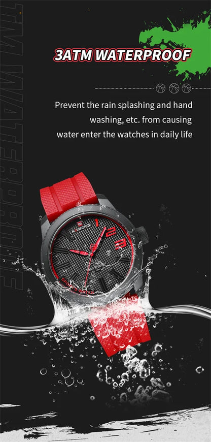 NAVIFORCE 9202T-Men's Waterproof Quartz Watch