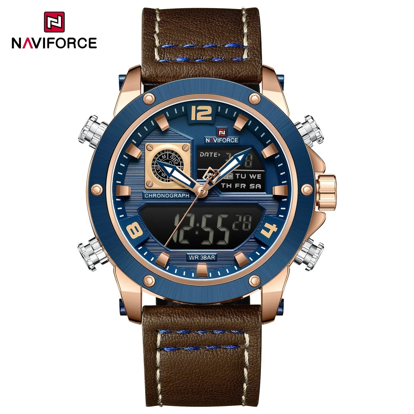 NAVIFORCE Watch 9236 Quartz Watch Waterproof  for Men.