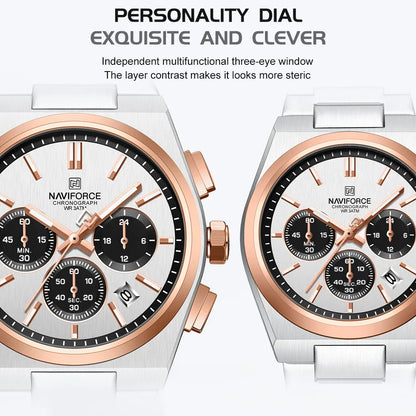 NAVIFORCE 8048 -Business Quartz Timepiece for Men