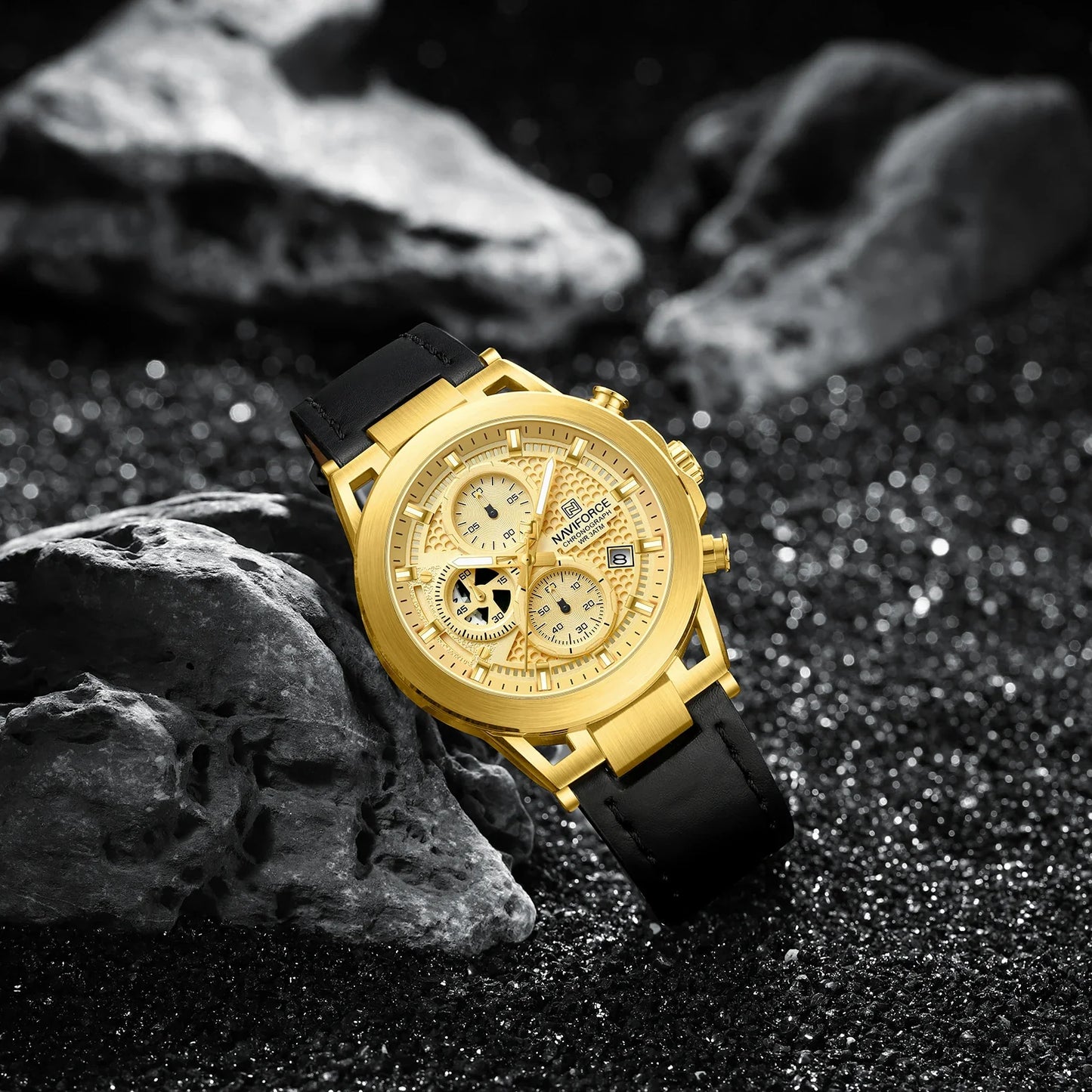 NAVIFORCE Watch 8073 Business Waterproof  Quartz Watch.