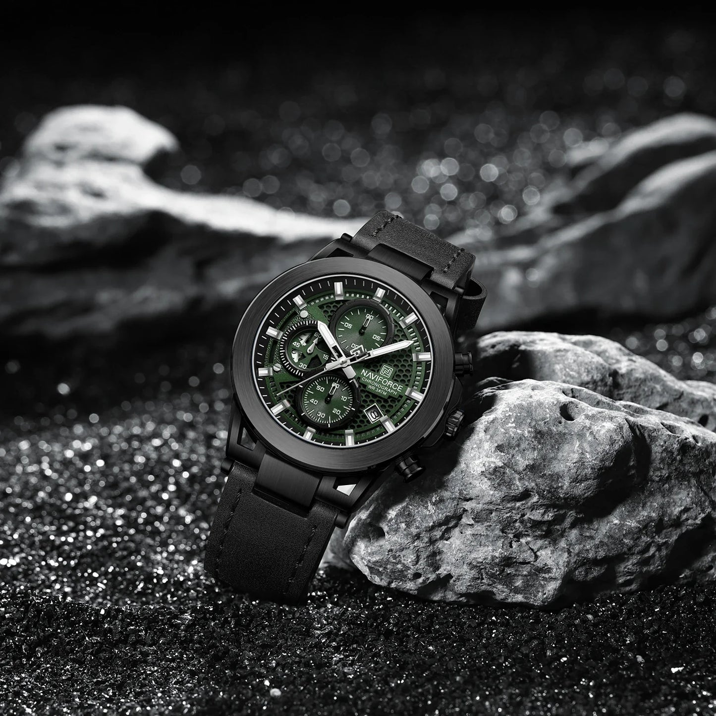 NAVIFORCE Watch 8073 Business Waterproof  Quartz Watch.