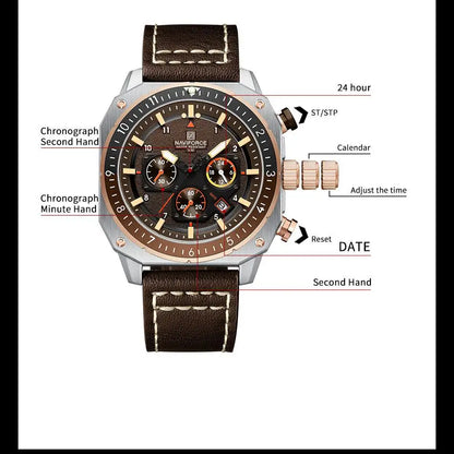 NAVIFORCE 8057 -Luxury Men's Timepiece