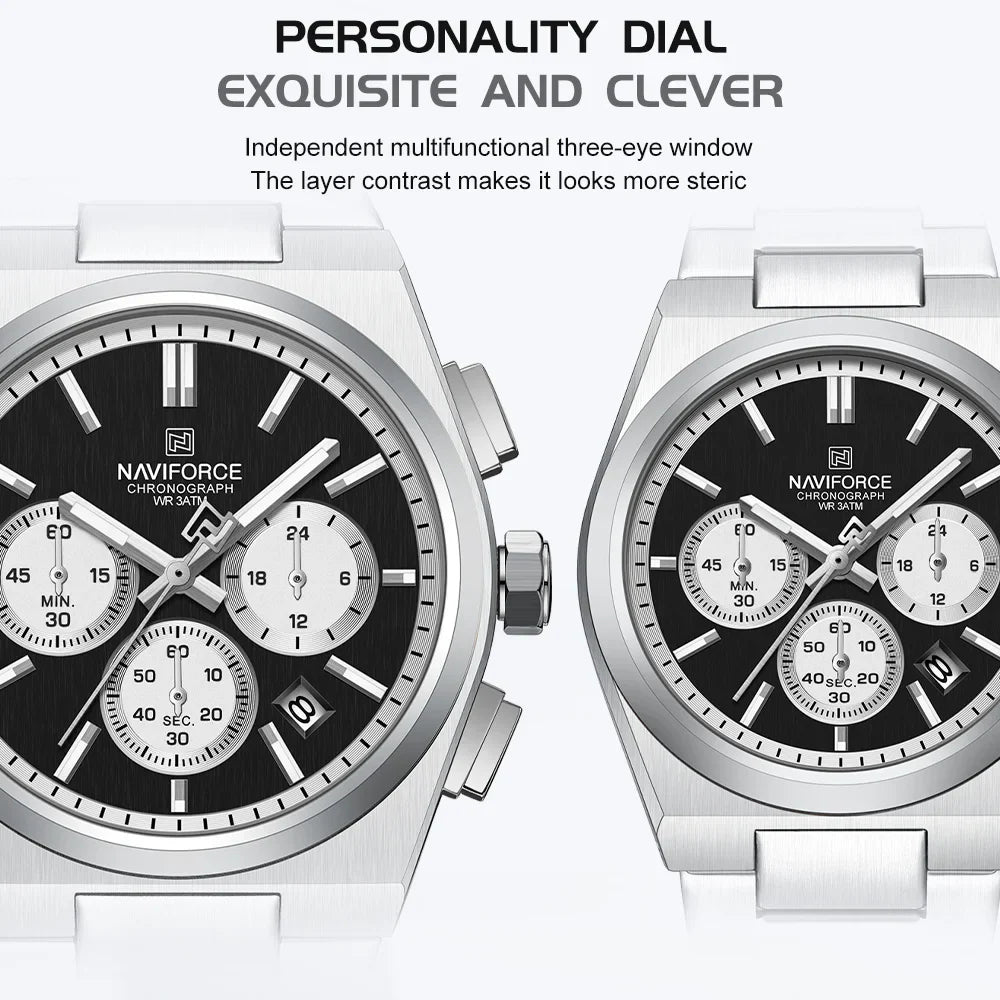 NAVIFORCE 8048 -Business Quartz Timepiece for Men