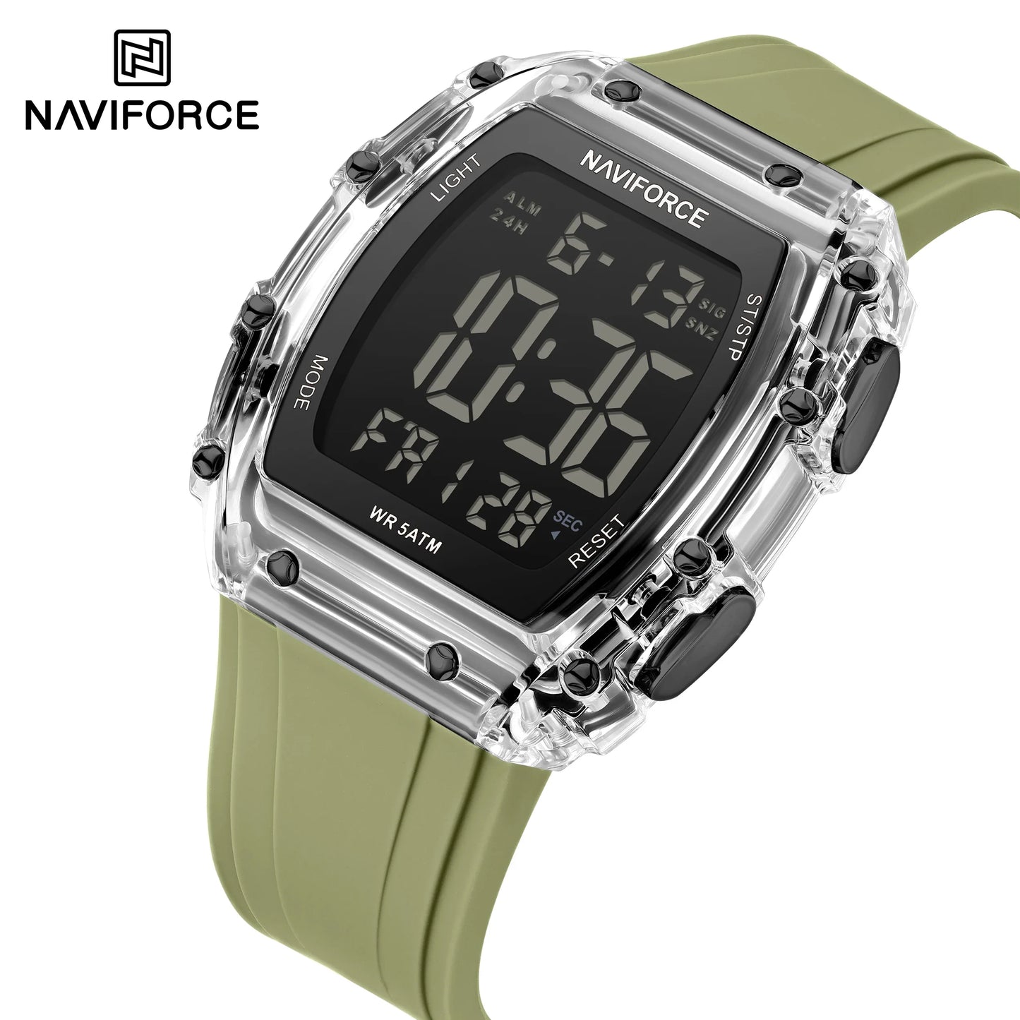NAVIFORCE-6107 - Men's waterproof sports watch