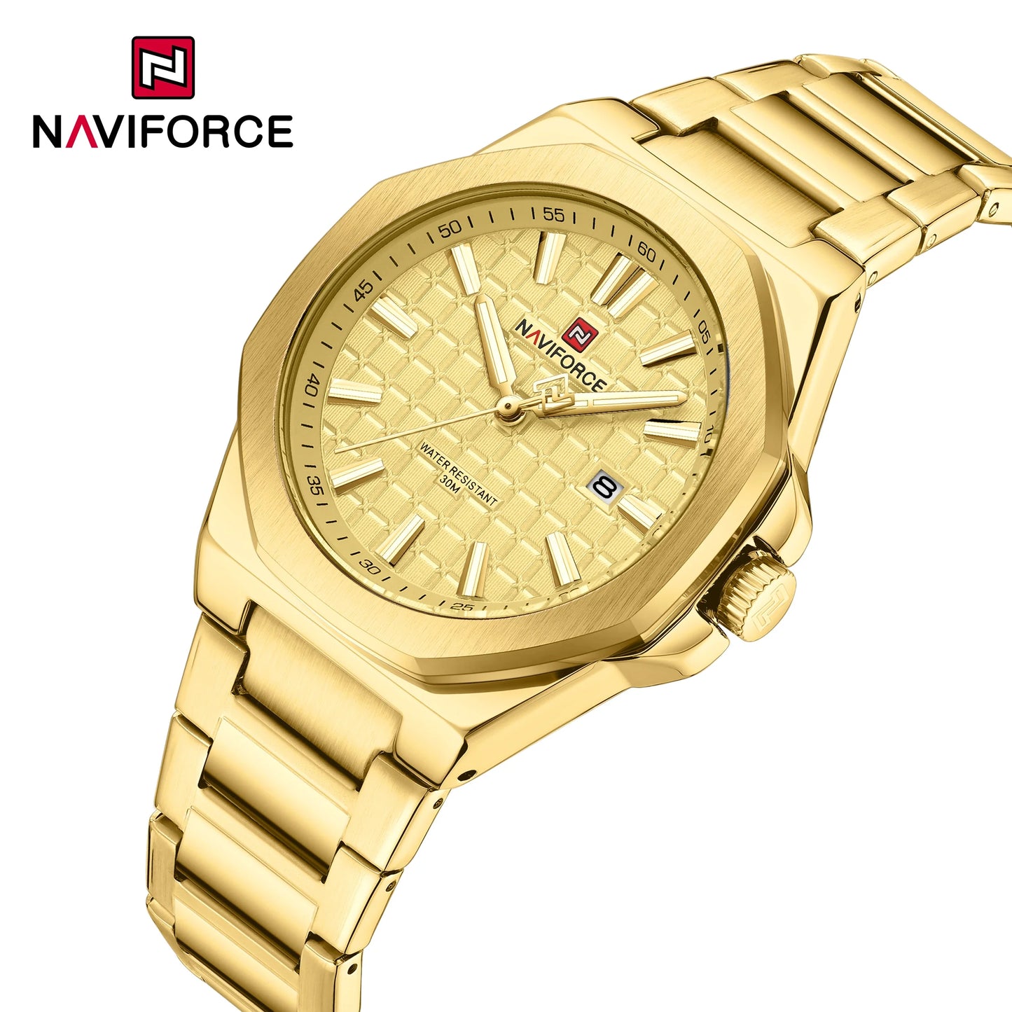 NAVIFORCE Watch 9258 Business Waterproof  Quartz Watch.