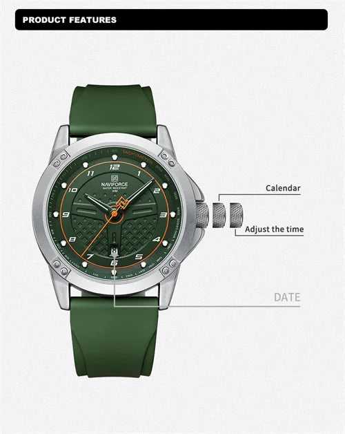 NAVIFORCE-8031-Men's Waterproof Quartz Watch