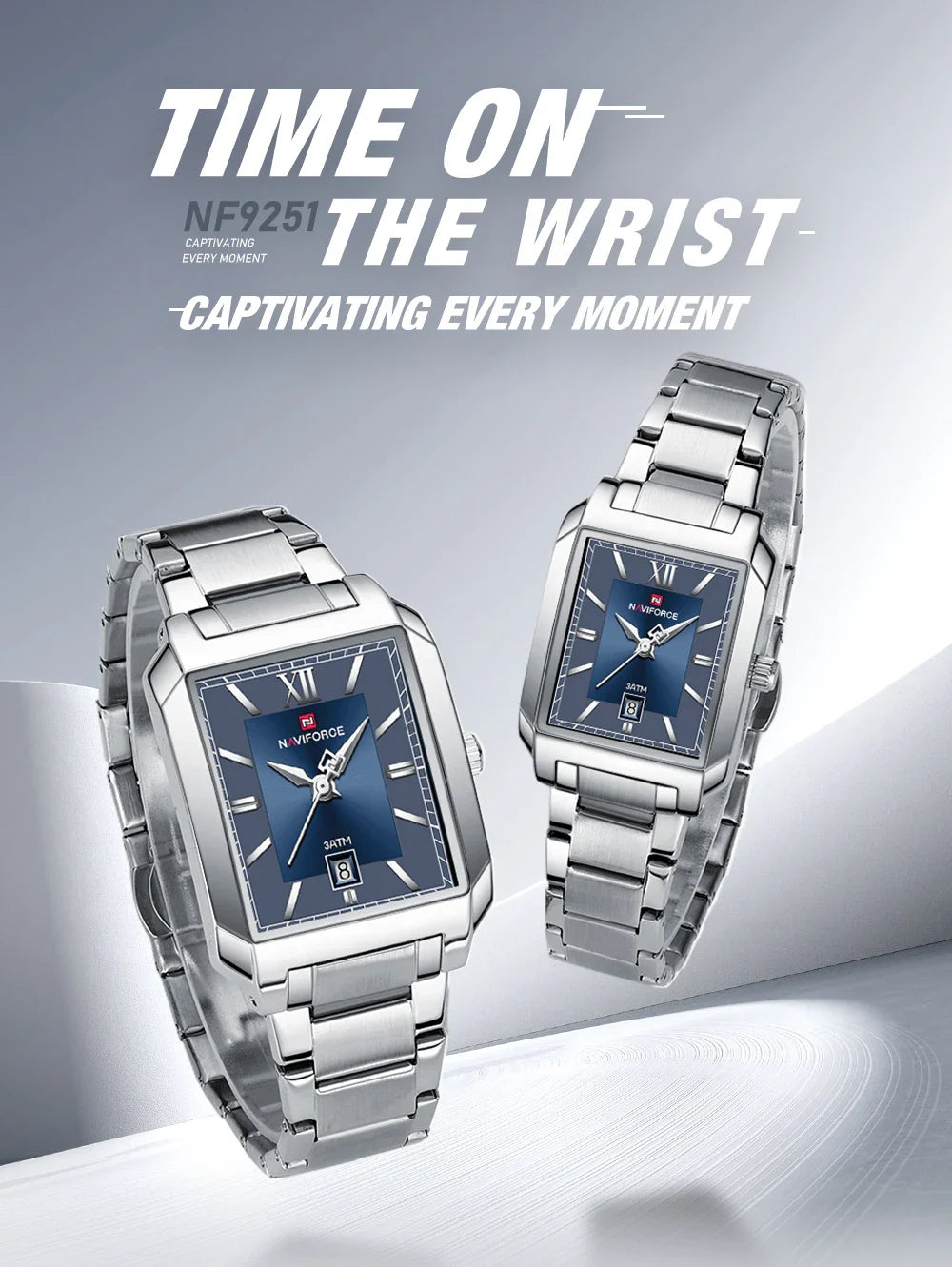 NAVIFORCE Watch 9251 Business Waterproof  Quartz Watch.