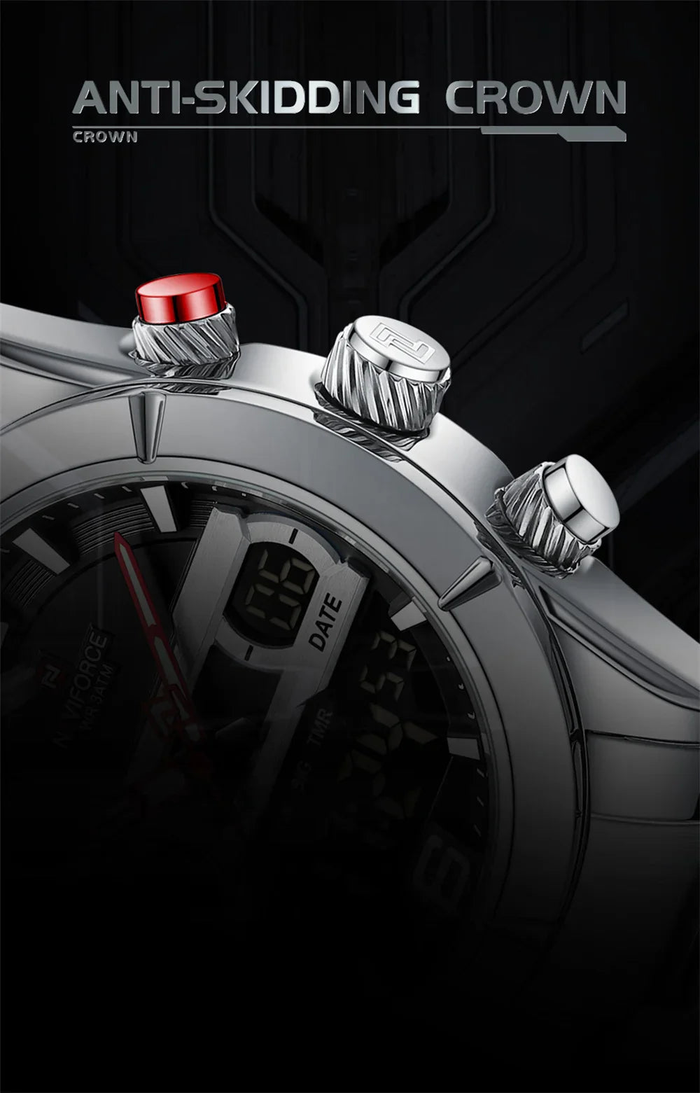 NAVIFORCE 9232-Men's Waterproof Quartz Watch