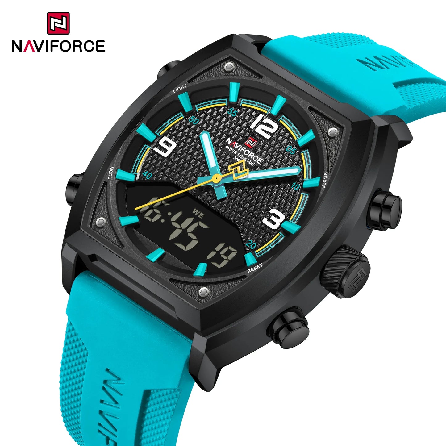 NAVIFORCE Watch 9242 Digital Fashion Quartz for Men.
