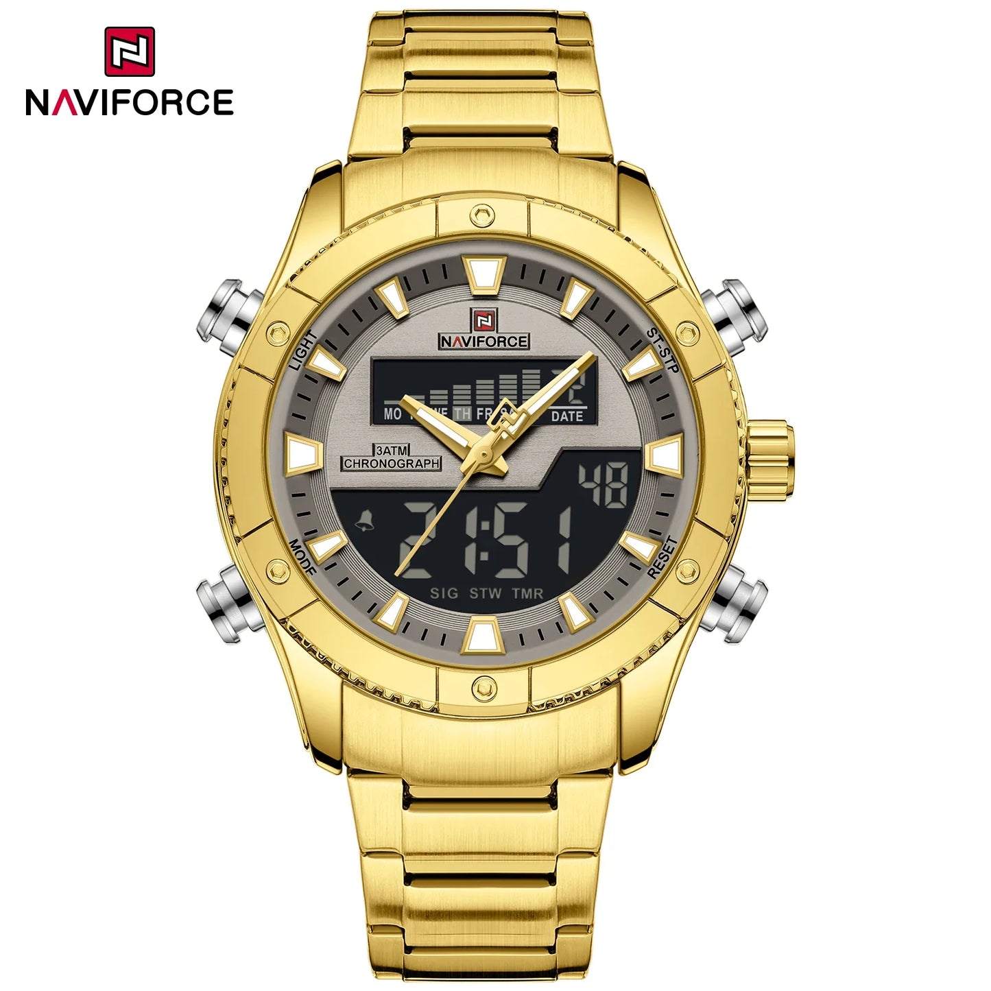 NAVIFORCE Watch 9259 Business Waterproof  Quartz Watch.