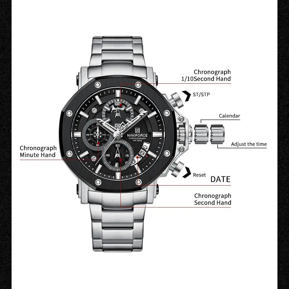 NAVIFORCE 8065 Quartz Watch for Men.