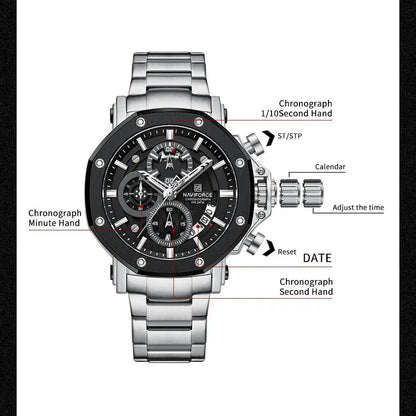 NAVIFORCE 8065 Quartz Watch for Men.