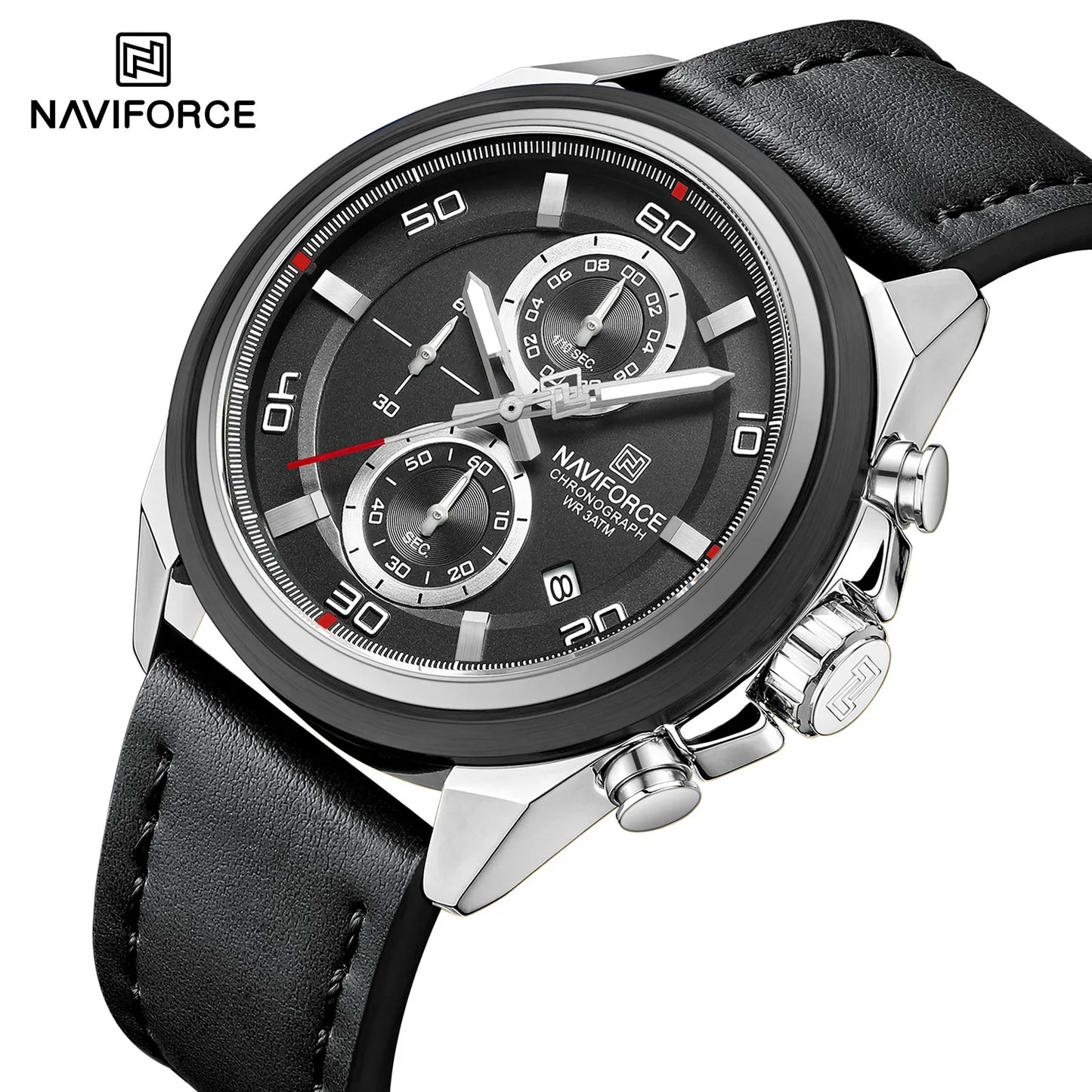 NAVIFORCE Watch 8075 Luxury Wristwatch Quartz Watch for Men.