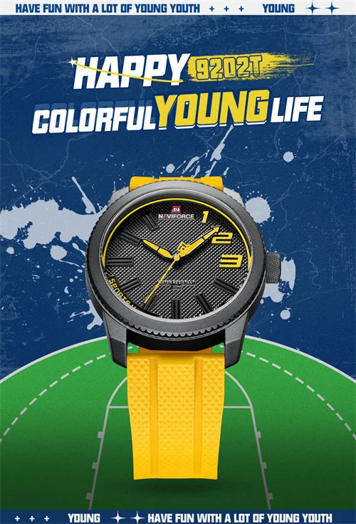 NAVIFORCE 9202T-Men's Waterproof Quartz Watch