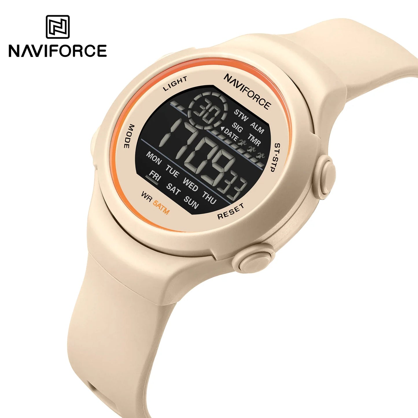 NAVIFORCE-7119-Waterproof electronic watch