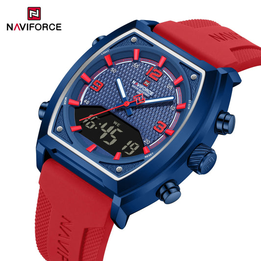 New NAVIFORCE 9242 Quartz Fashion Digital Clocks for Men.