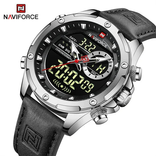 NAVIFORCE-9208-Men's Waterproof Casual Watch