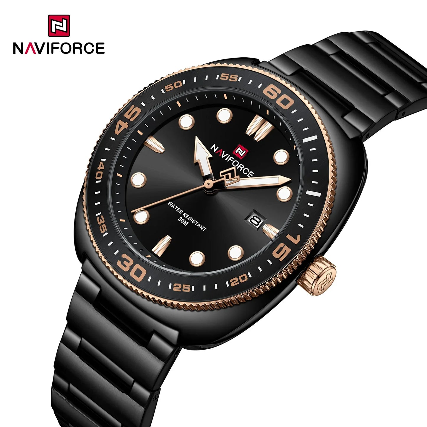 NAVIFORCE Watch 9250 Business Waterproof  Quartz Watch.