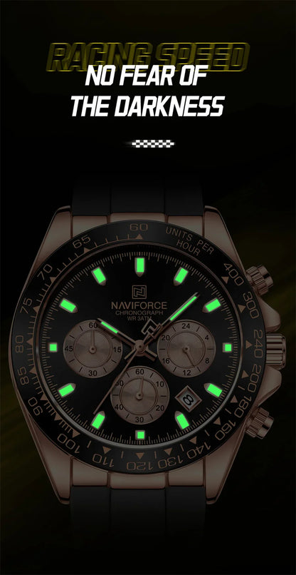 NAVIFORCE 8054-Men's Waterproof Quartz Watch