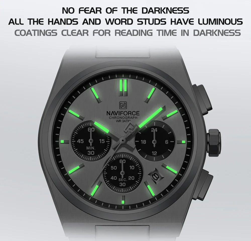 NAVIFORCE 8048 -Business Quartz Timepiece for Men