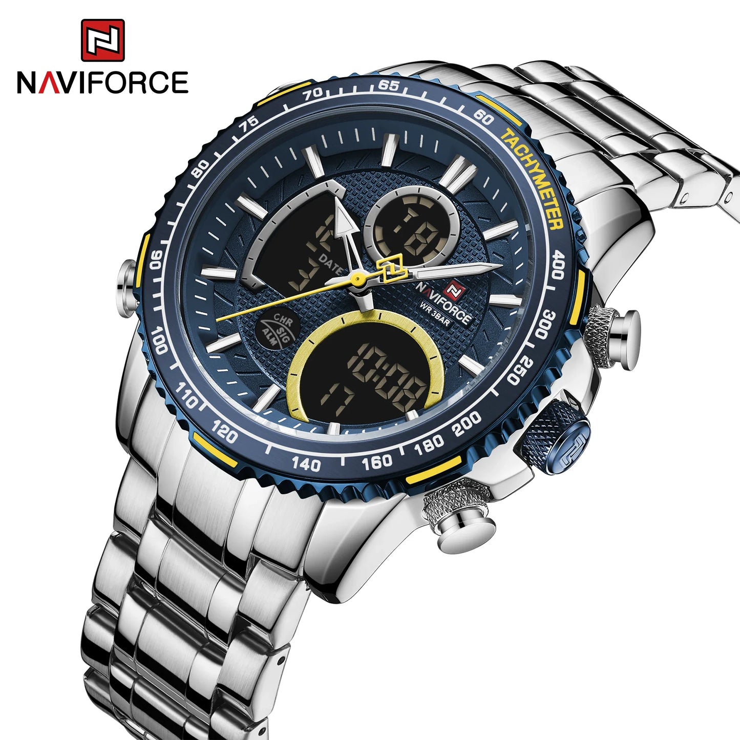 NAVIFORCE-9182-Men's Waterproof Quartz Watch