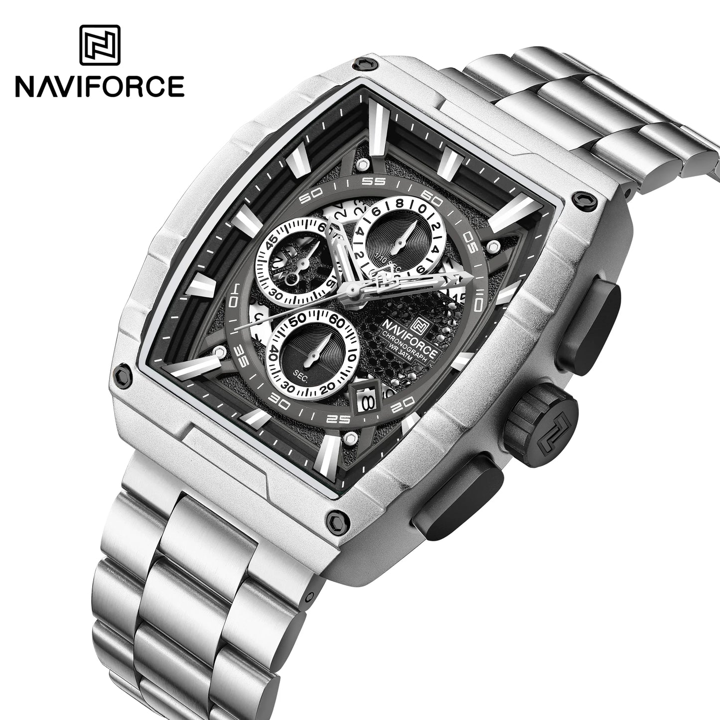 NAVIFORCE Watch 8066 Business Waterproof  Quartz Watch.
