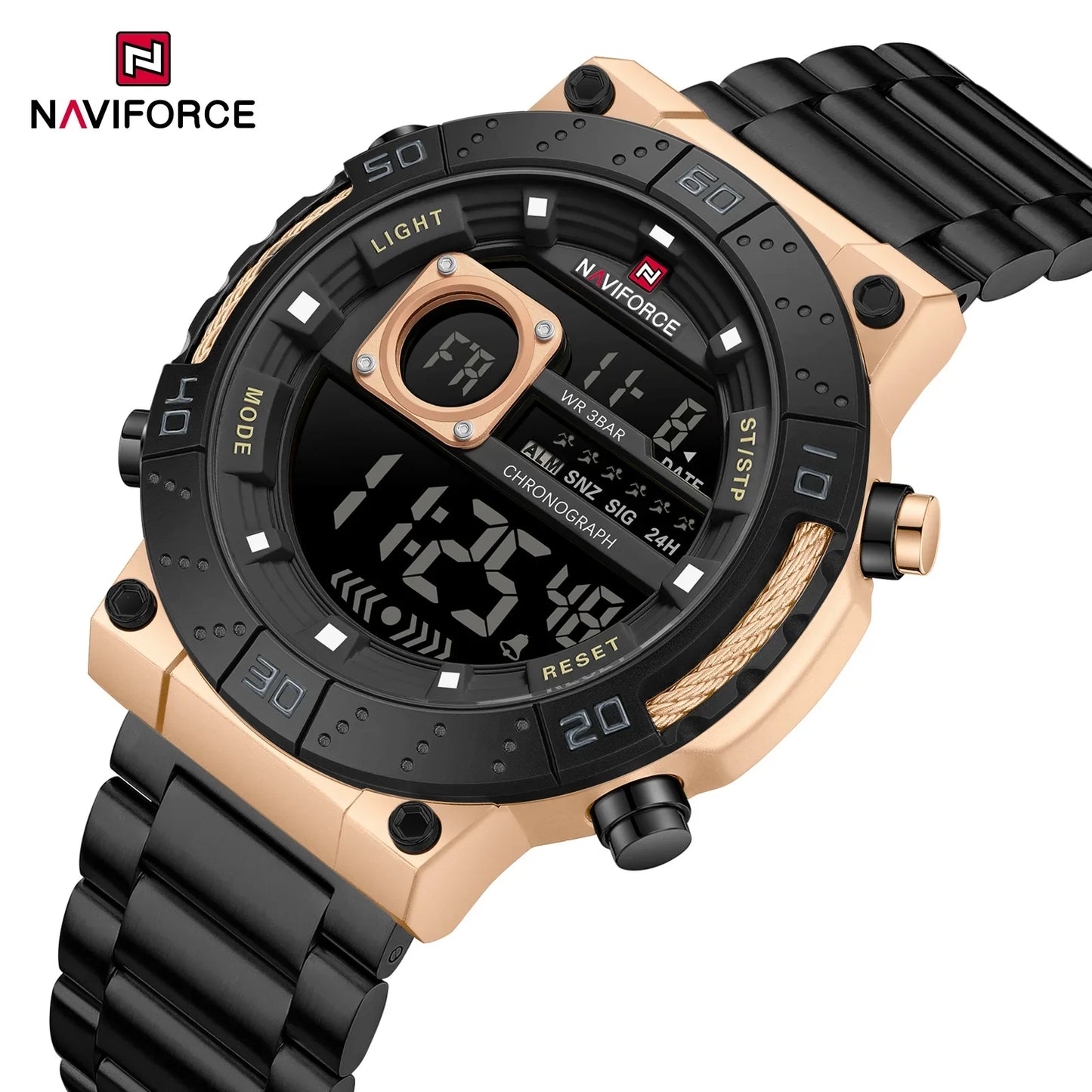 NAVIFORCE-9241S-Men's Business Watch-RGBB