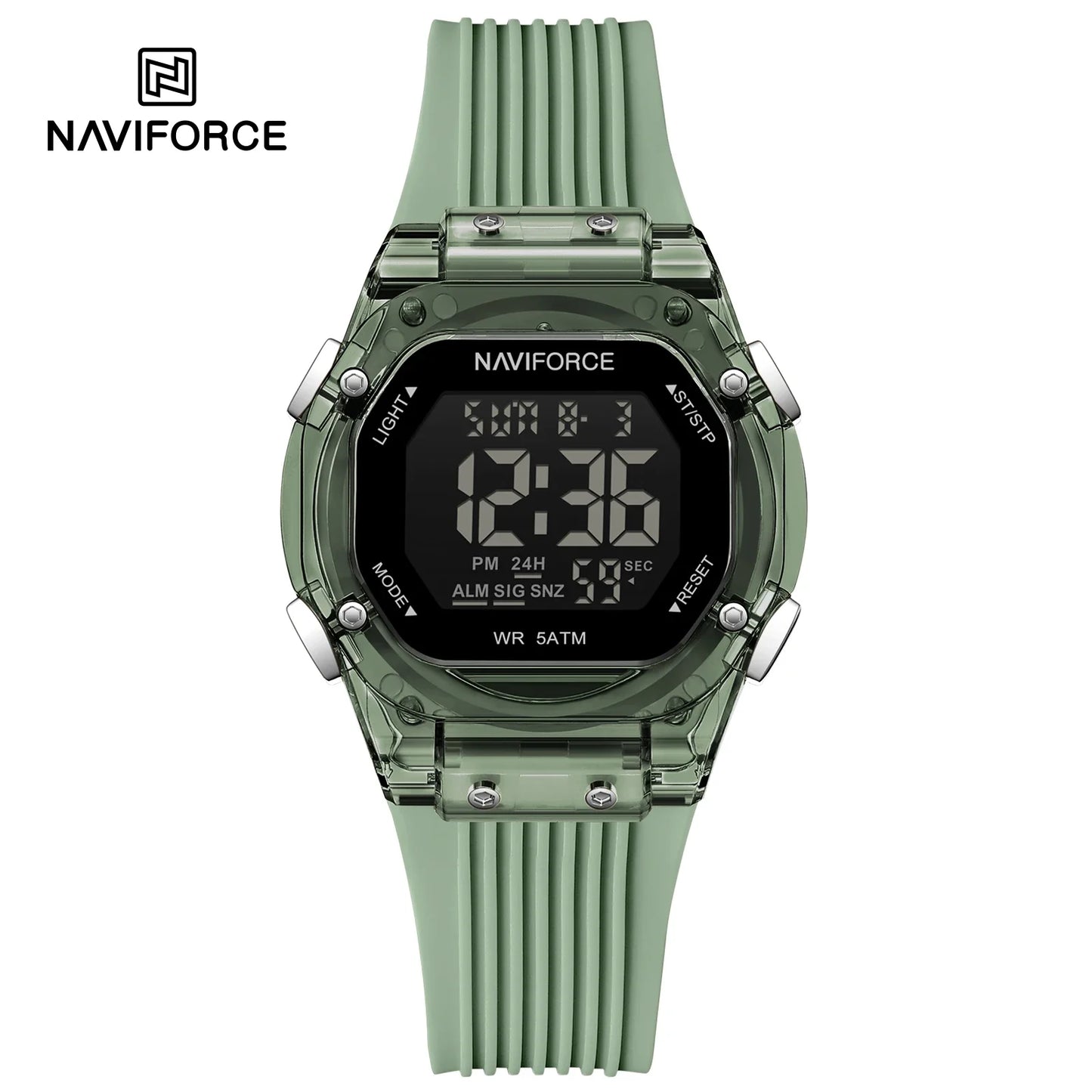 NAVIFORCE-6114-Popular waterproof electronic watch