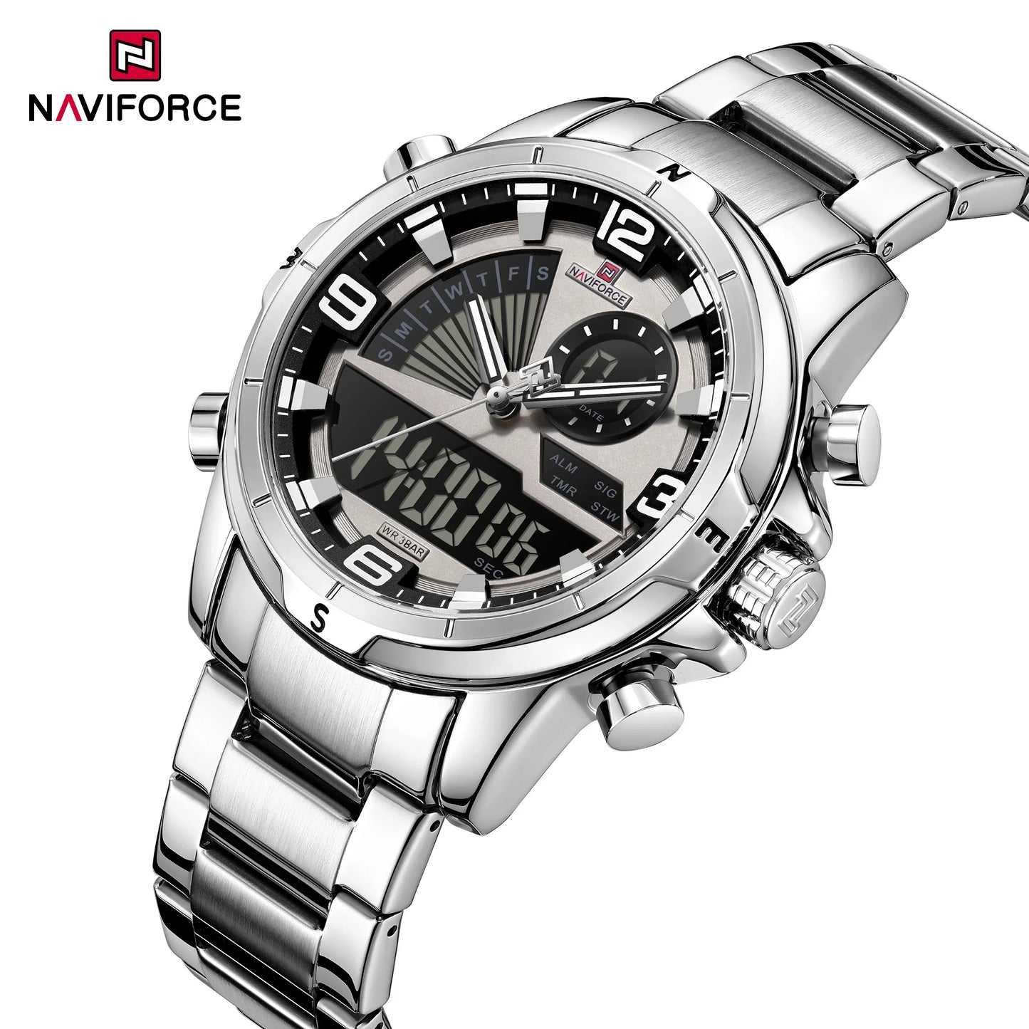 NAVIFORCE Watch 9257 Business Waterproof  Quartz Watch.