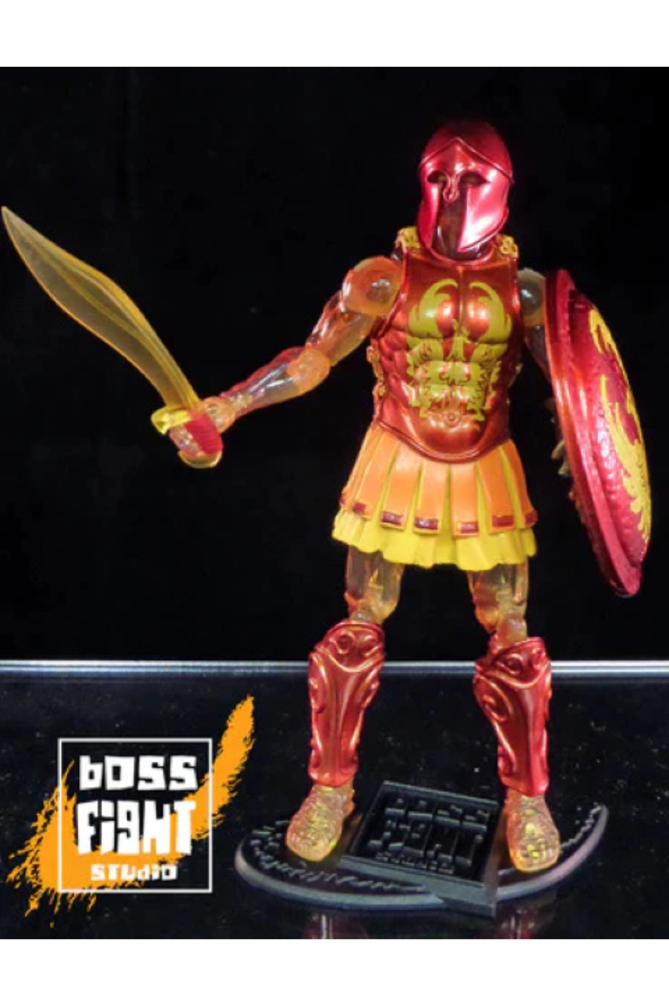 Helios Warrior Army Of The Sun - Vitruvian H.A.C.K.S Series Action Figure By Boss Fight Studio